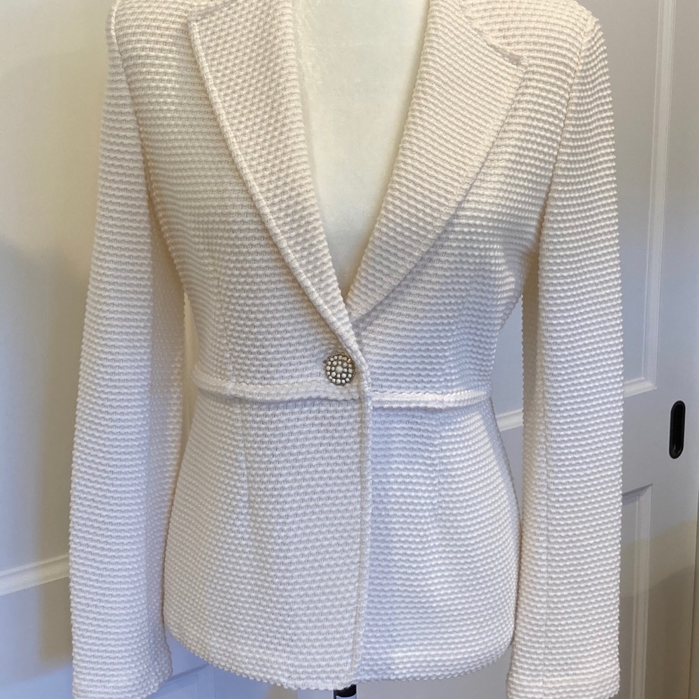 St. John Cream Evening Jacket